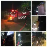 kebakaran melanda rumah Ilham