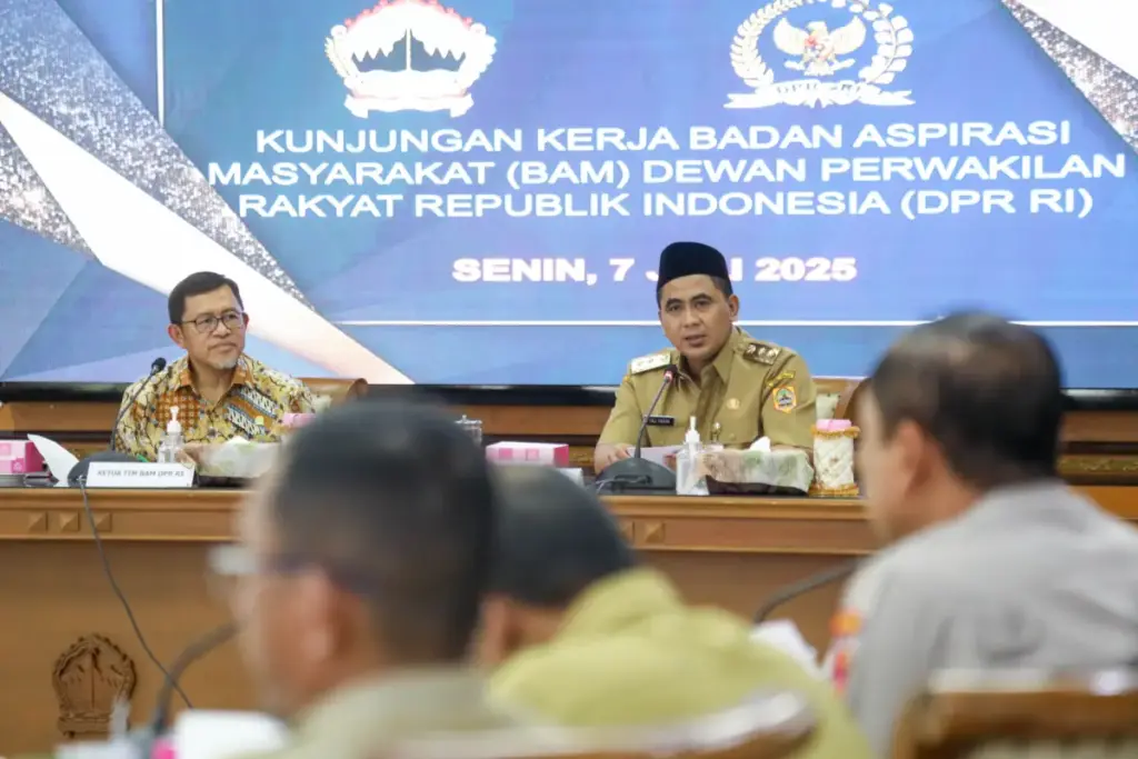 Wakil Gubenur Jawa Tengah, Taj Yasin saat menerima kunjungan dari Badan Aspirasi Masyarakat (BAM) Dewan Perwak