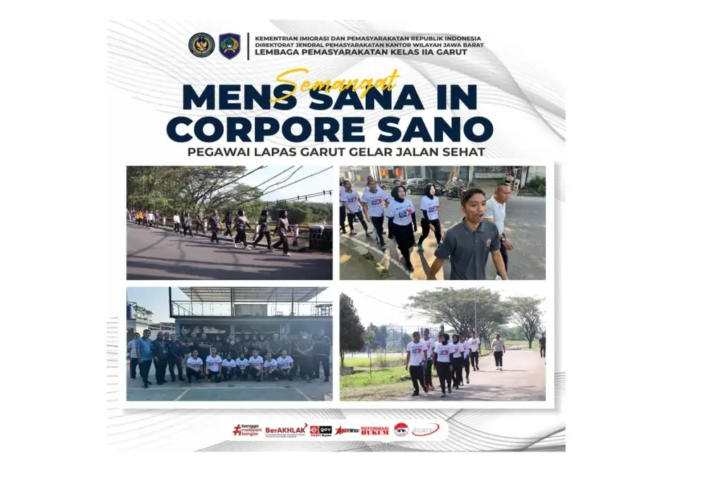 Lapas Garut menggelar jalan sehat