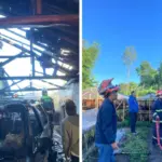 rumah dan mobil Acep terbakar