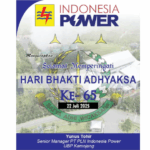 PT PLN Indonesia Power UBP Kamojang menguncapkan Selamat Memperingati Hari Bhakti Adhyaksa ke-65