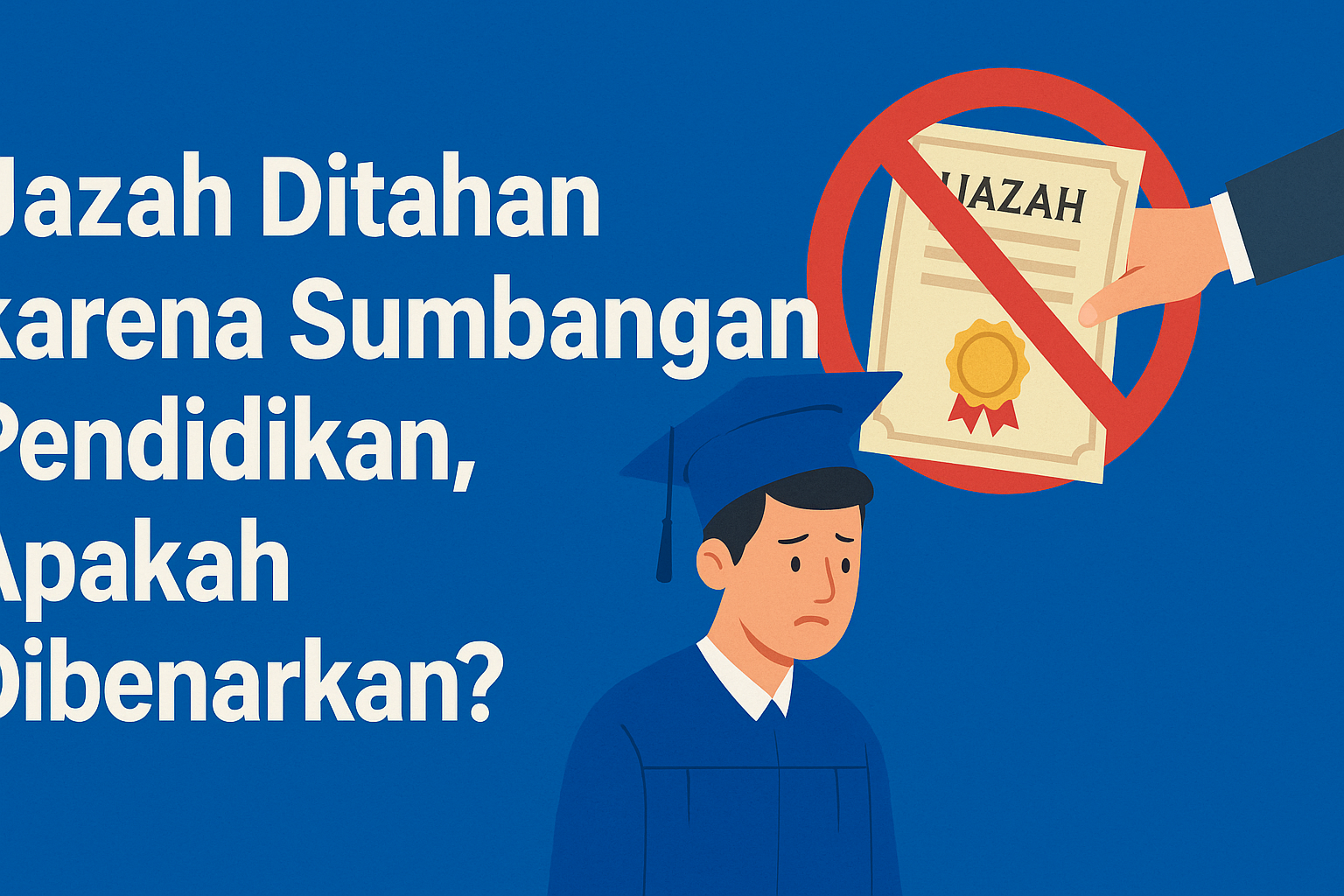 Ijazah Ditahan karena Sumbangan Pendidikan, Apakah Itu Wajar?
