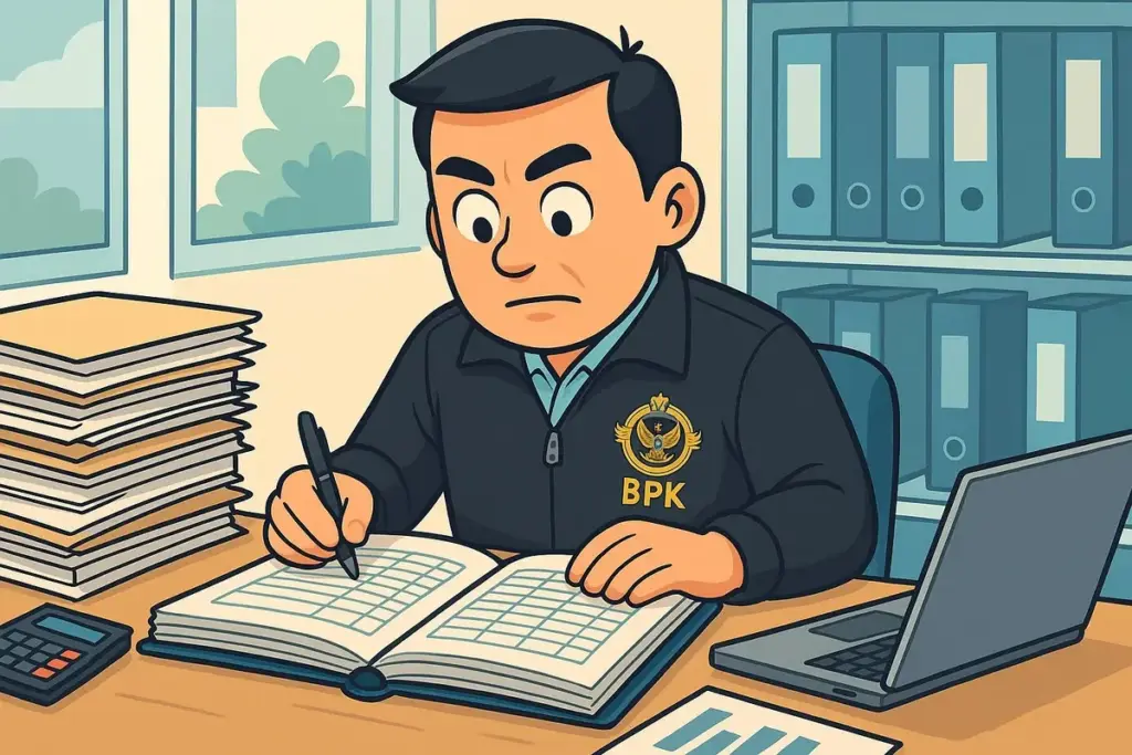 ilustrasi petugas BPK