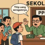 ilustrasi penerimaan siswa baru dimintai pungutan dengan dalih menabung
