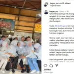 tangkapan layar instagram Reks FM Garut