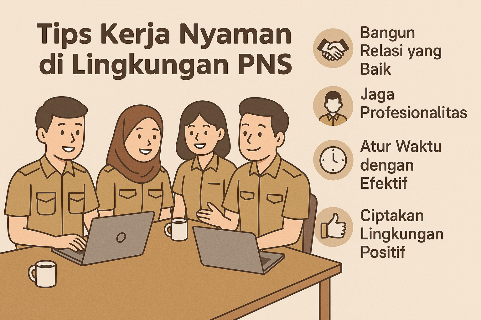 Tips kerja nyaman di lingkungan PNS