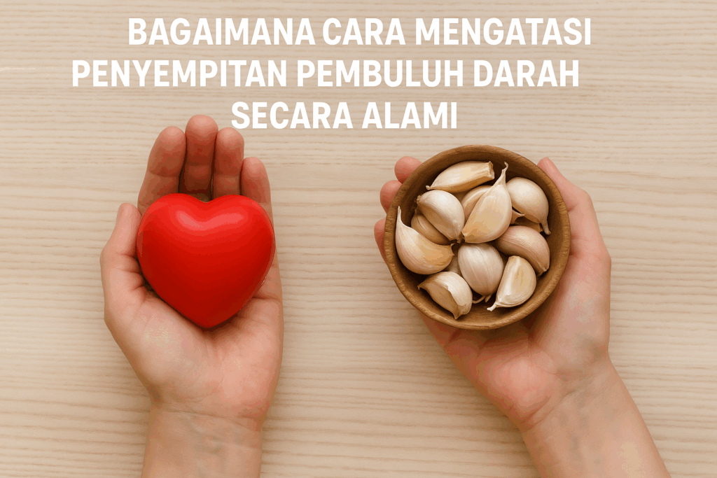 bagaimana cara mengatasi penyempitan pembuluh darah secara alami
