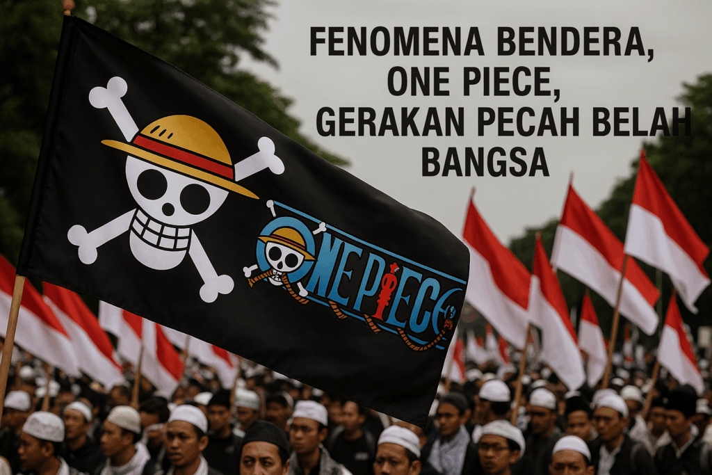 Viral Fenomena Masyarakat Mengibarkan Bendera One Piece