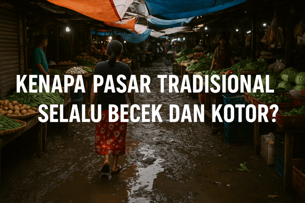 Kenapa Pasar Tradisional Selalu Becek dan Kotor?