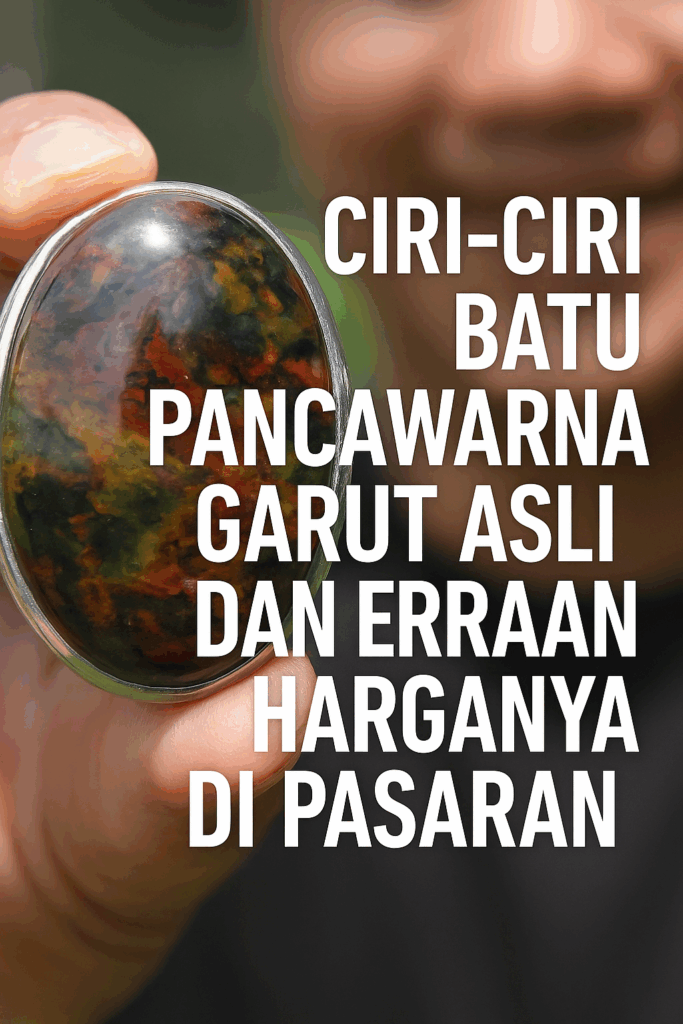 Ciri-Ciri Batu Pancawarna Garut Asli dan Perkiraan Harganya di Pasaran