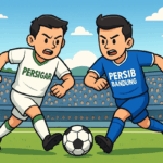ilustrasi Persigar vs Persib Bandung