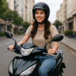 motor matic keren di kota (AI)