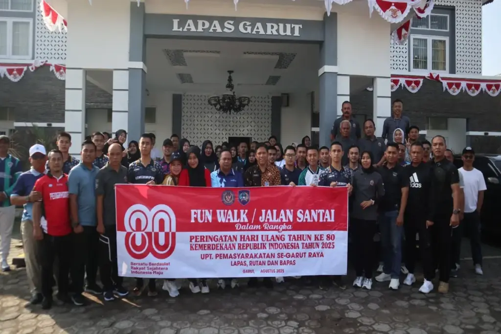 UPT Pemasyarakatan se-Garut Raya gelar jalan santai