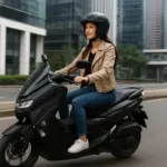 ilustrasi motor Yamaha (AI)