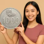 ilustrasi koin Rp1000 kelapa sawit (AI)