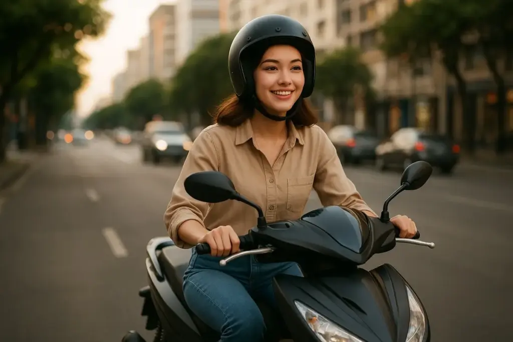 ilustrasi motor matic (AI)