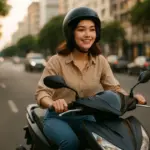 ilustrasi motor matic (AI)