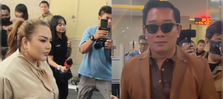Momen saat Ridwan Kamil dan Lisa Mariana melakukan tes DNA