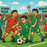 ilustrasi sepakbola (AI)