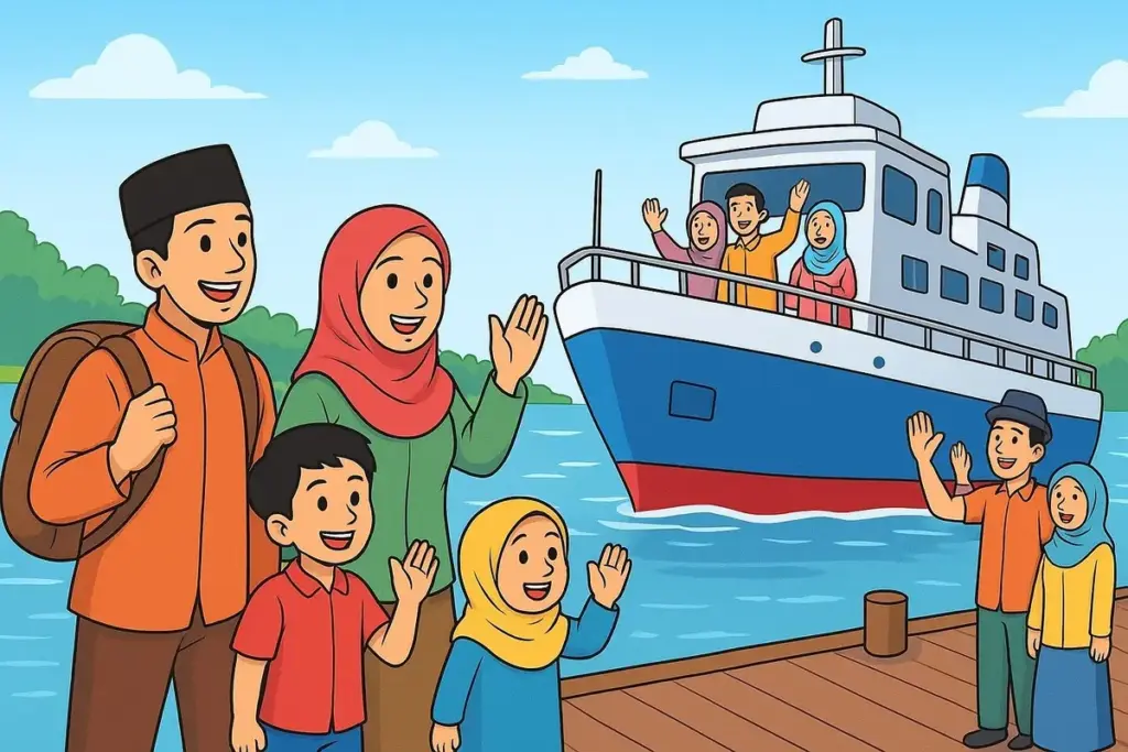 ilustrasi transmigran