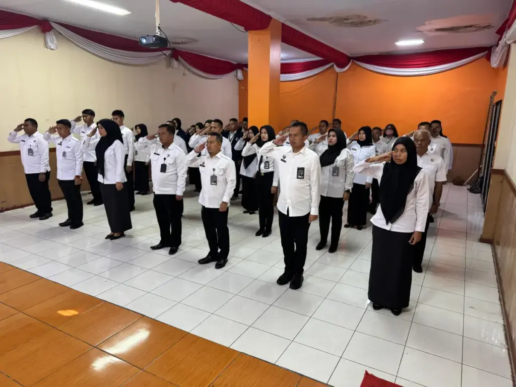 apel bersama jajaran Kementerian Koordinator Bidang Hukum, HAM, Imigrasi, dan Pemasyarakatan yang diselenggara