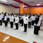 apel bersama jajaran Kementerian Koordinator Bidang Hukum, HAM, Imigrasi, dan Pemasyarakatan yang diselenggara