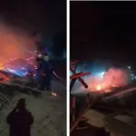 kebakaran di Sayang Heulang