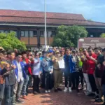 unjuk rasa mahasiswa di Garut berakhir damai