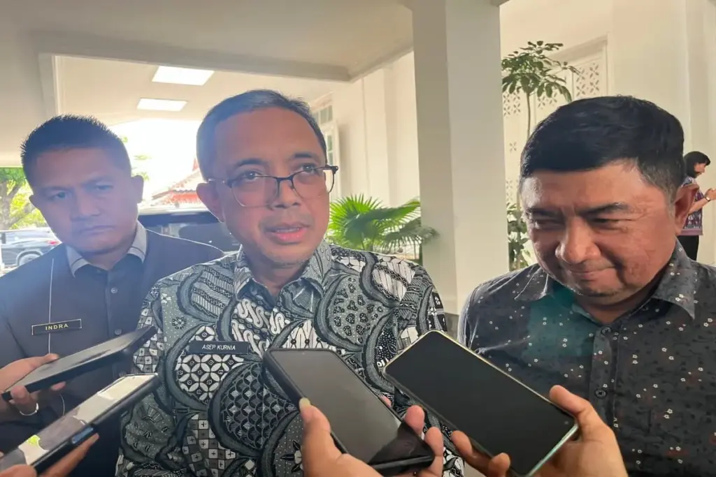 Sekretaris Jenderal Kementerian Imigrasi dan Permasyarakatan RI, Dr. Asep Kurnia berkunjung ke Garut