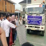 Menteri UMKM Maman Abdurrahman bersama Kalapas Garut, dihadiri pula Wabup Garut, melaksanakan pelepasan ekspor