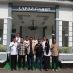 Rombongan Dinas Pertanian Inhil disambut Kalapas Garut