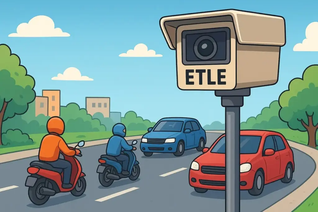 ilustrasi ETLE (AI)