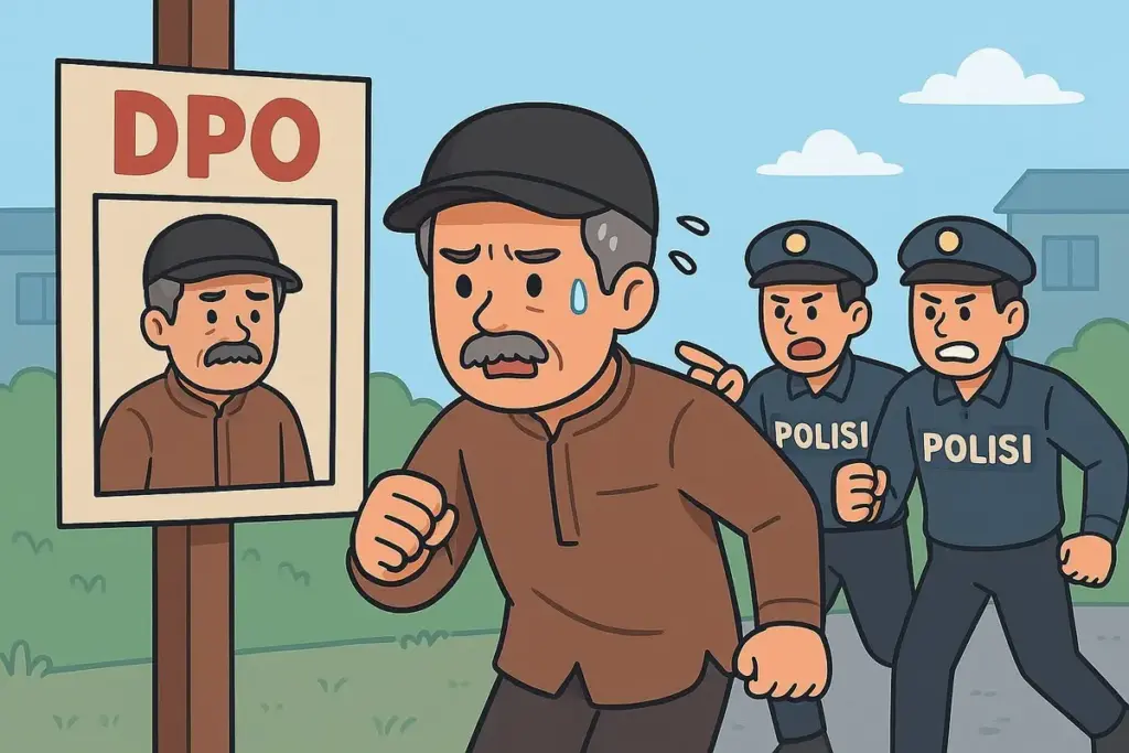 ilustrasi mantan kades jadi DPO (AI)