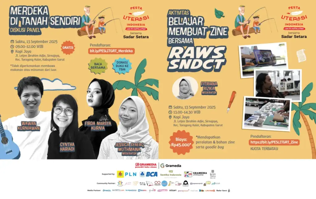 Pesta Literasi Indonesia 2025 Hadir di Garut: Merayakan Cerita Khatulistiwa