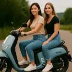 ilustrasi motor listrik Yamaha (AI)