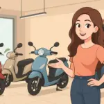 ilustrasi motor matic Honda (AI)