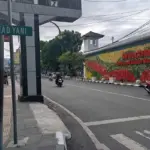 Titik lokasi di Jalan Ahmad Yani yang rencananya akan menjadi tempat diselenggarakanya CFD.(Ale/Radar Garut)