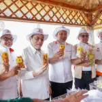Sejumlah petinggi DPP PKS bersama Anggota DPRD Jawa Barat Ahab Sihabudin pada kegiatan Launching Produk Hiliri