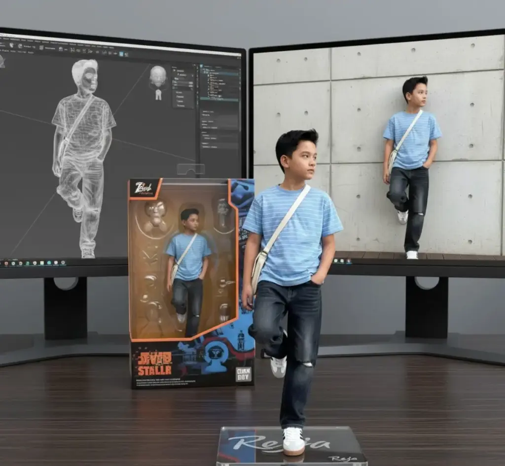 google gemini ai edit foto miniatur
