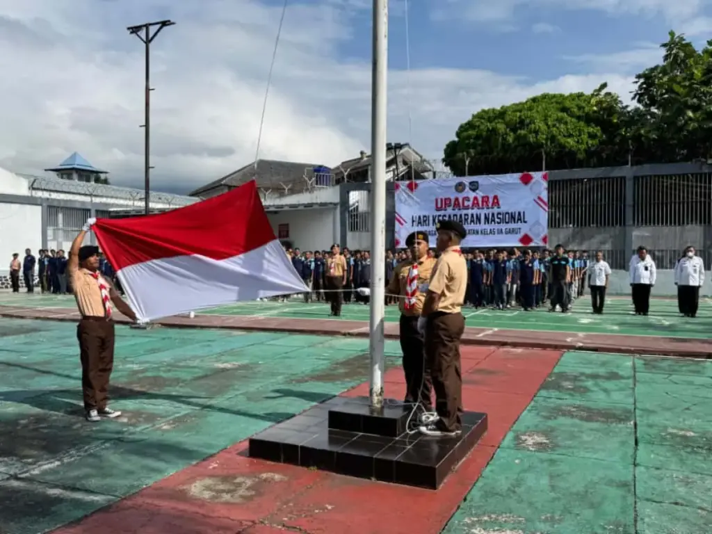 Upacara Hari Kesadaran Nasional, Lapas Garut Tanamkan Semangat Kebangsaan bagi Warga Binaan Upacara Hari Kesadaran Nasional