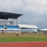 Persigar saat berhasil menggulung Maung Garut di laga uji coba yang digelar di Stadion Dalem Bintang