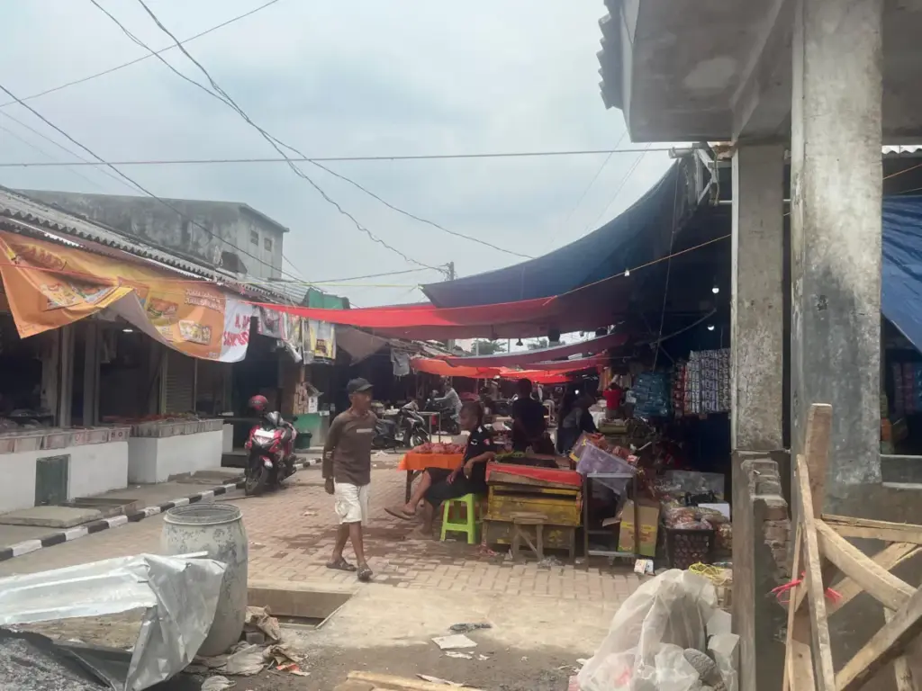 Revitalisasi Pasar Ciawitali Garut. (Foto: Rizka/Radar Garut)