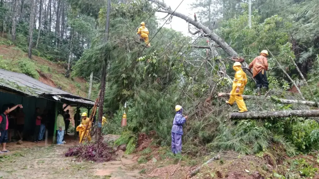 Longsor Terjang Kawasan Gunung Gelap Garut, Sempat Menutup Akses Jalan Raya Jalan raya Cikajang-Pameungpeuk, di kawasan Gunung Gelap, Desa Mekarwangi, Kecamatan Cihurip, sempat tertutup