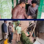 Angin kencang yang menerjang atap rumah arga di Wanaraja, Garut. (Dok BPBD)