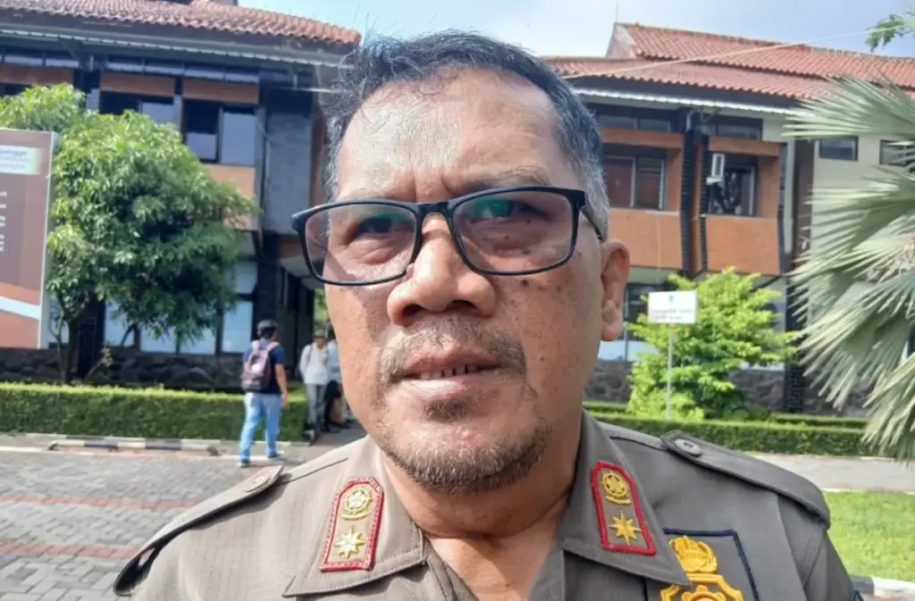 Kepala Satuan Polisi Pamong Praja Kabupaten Garut, ganda Permana (Foto : M. Rizky/Radar Garut)