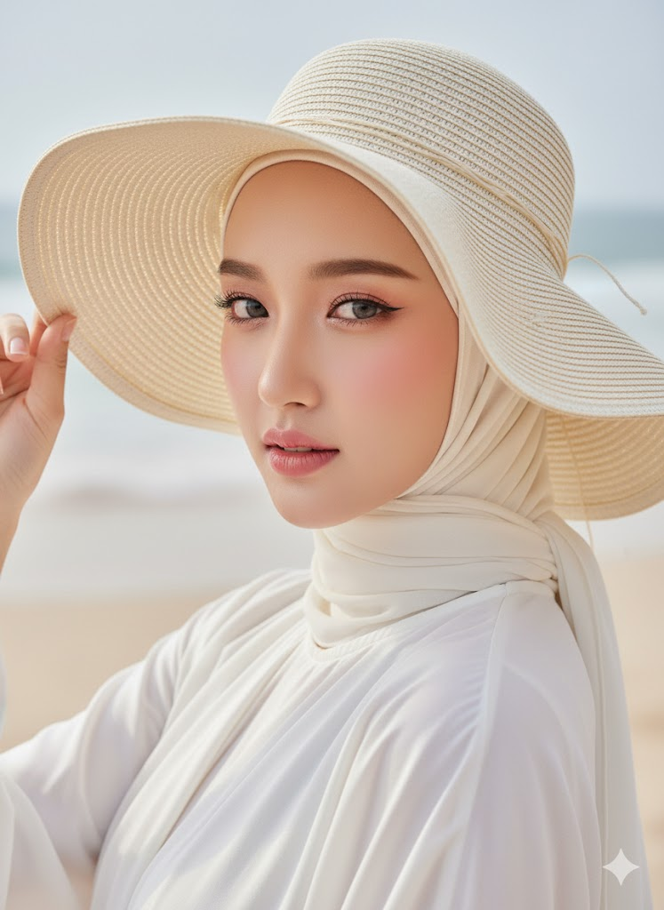 prompt gemini ai wanita berhijab