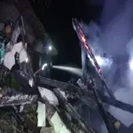 rumah semi permanen ludes terbakar di Singajaya Garut