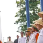Sejumlah petinggi DPP Partai Keadilan Sejahtera (PKS) saat melakukan launching produk hilirisasi petani kentan