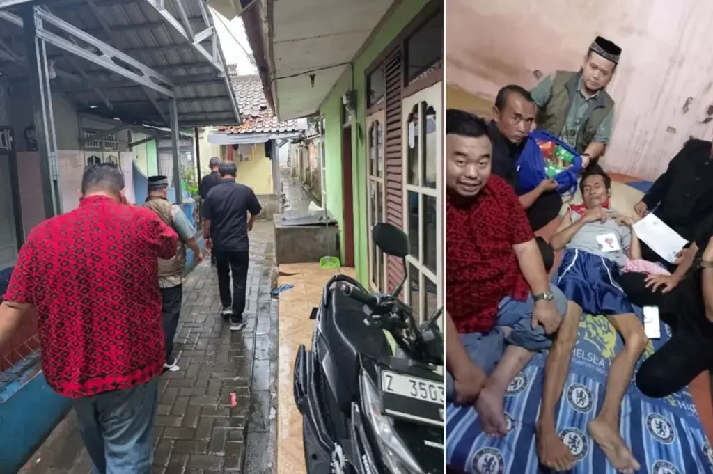 Anggota DPRD Garut Kunjungi Lansia Sebatang Kara, Lumpuh dan Tak Dapat Bansos Anggota DPRD Garut, Yudha Puja Turnawan