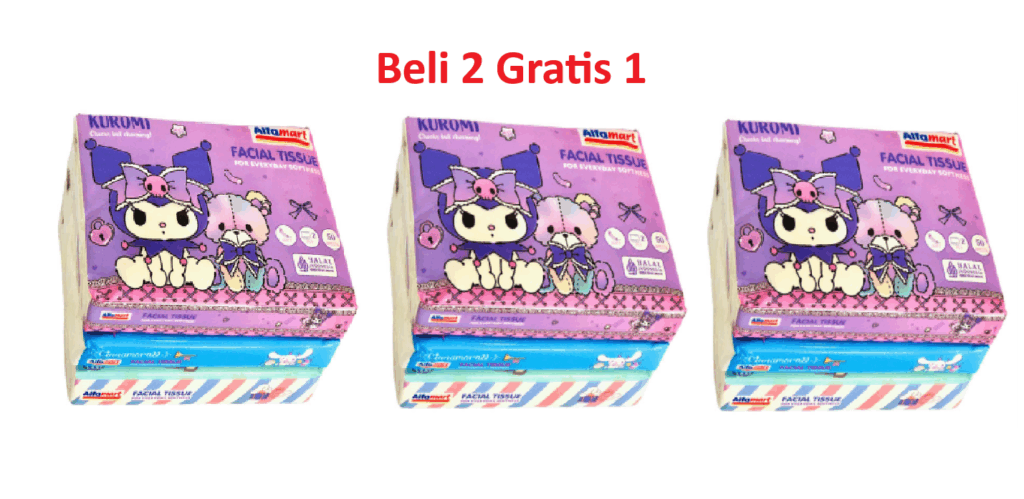 alfamart sanrio fac tissue b2g1